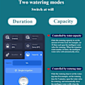 Miniatyrbillede 8 af 8: Smart vanding timer smart sprinkler dryp vanding system indbygget vand flow optager vand kontrol
