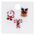Miniatyrbild 1 av 11: God jul broscher set för kvinnor jul strumpor jul träd älg emalj emblem liten brosch
