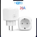 Miniatyrbillede 2 af 7: Smart Socket Med Strøm Overvågning Timing Funktion Stemme Kontrol