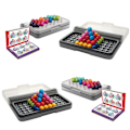 Miniatyrbillede 1 af 8: 120 udfordringer IQ 3D puslespil brætspil klassisk pyramide plade perle logisk sind for børn pyramide perler legetøj