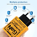 Miniatyrbilde 2 av 5: 145W Ultrarask 3-porters PD USB Veggadapter Ladning for iPhone Samsung Huawei