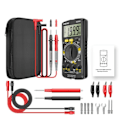 Miniatyrbillede 1 af 6: Digital Ultra-tynd Multimeter Opbevaring Professionel Meter Auto Voltmeter