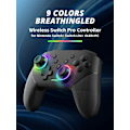 Miniatyrbild 2 av 8: Wireless Controller For Nintendo Switch OLED/Lite Console Pro Gamepad med 1000Mah Batteri