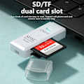 Miniatyrbilde 2 av 8: 2 IN 1 Card Reader USB 3.0 Micro SD TF Card Memory Reader High Speed Multi-card Writer Adapter Flash Drive
