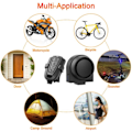 Miniatyrbild 4 av 7: Trådlöst Cykel Vibration Larm USB Laddning Motorcykel Cykel Larm
