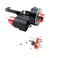 Miniatyrbillede 2 af 6: Metal 2 Speed Skiftbar Transmission Gearkasse Til Axial SCX10 & SCX10 II III 1/10 RC Crawler Bil Opgraderinger Dele