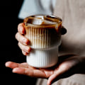 Miniatyrbilde 3 av 9: 6 biter glass Kaffe kopper Stablebare Glassvarer Stripe Enkel Transparent Cocktail Bar Drikkevarer Soda Vann Juice krus