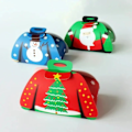 Miniatyrbillede 5 af 7: 12 stykker jule slik æske stof form chokolade gave emballage æsker pose