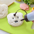 Miniatyrbillede 2 af 7: Bamse bjørn sandwich skimmel ristet brød brød fremstilling kutter form
