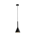 Miniatyrbillede 1 af 6: Moderne Led Pendel Lys Sort Køkken Inventar Soveværelse Bord Spisestue Hænge Lampe