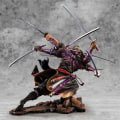 Miniatyrbild 5 av 7: One Piece Roronoa Zoro Nine Knives Flow Anime Figure Modell Desktop Ornaments Action Figure Leksaker