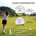 Miniatyrbillede 10 af 10: Golf Rangefinder 600M/Yard Digital Laser Rangefinder Teleskop Høj Nøjagtighed Afstand Meter