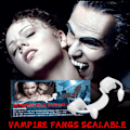 Miniatyrbild 2 av 6: Halloween Infällbar Vampyr Tänder Tandproteser Zombie Tänder Tandtänder Cosplay