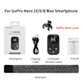 Miniatyrbilde 3 av 8: Bluetooth Fjernkontroll Kontroll For GoPro Hero 11 10 9 8 Max 11 Mini Med håndledd stropp
