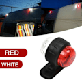 Miniatyrbilde 4 av 6: 4 deler 12v-24v universal lastebil tilhenger bak lys side markering blinklys lys lampe små lys kant lys signal lys