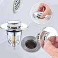 Miniatyrbild 3 av 7: Badrum Handfat Plug Propp Tvättställ Kärna Bounce Up Avlopp Filter Dusch Hänk Filter Plug Kök Badkar Kopp