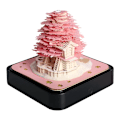 Miniatyrbild 4 av 5: 3D Anteckningsblock Grönt Treehouse Kalender Memo Pad Block Anteckningar Kontor Papper Anteckningar Jul Födelsedag presenter