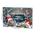 Miniatyrbilde 5 av 5: Jul Katt Advent Kalender 24 Dager Nedtelling Kalender