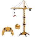 Pikkukuva 1 / 7: Päivitetty versio kaukosäädin rakennus nosturi 6CH 680 kierto nostin malli 128cm 2,4G RC torni nosturi lelu