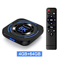 Pikkukuva 8 / 9: Transpeed Android 12 TV BOX Allwinner H618 Dual Wifi 32G64G neli ydin Cortex A53 tuki 8K 4K BT ääni media soitin digisovitin
