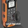 Miniatyrbillede 7 af 9: 2 pieces Mini Walkie Talkie PMR FRS Lang Range Genopladelig Bærbar Børn Two Way Radio