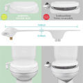 Miniatyrbilde 9 av 9: Toalett bidet ultraslankt bidet toalett sete feste med messing inntak justerbart vann trykk bad hygienisk dusj