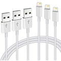 Pikkukuva 1 / 8: 3 kpl USB kaapeli iPhonelle laturi johto USB Ligtning laturiin kaapeli
