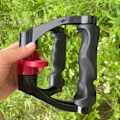 Miniatyrbilde 6 av 6: V-formet Roing Bar 360°Roterende V-håndtak Biceps Triceps Rygg Trening T-stang