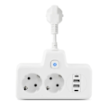 Miniatyrbillede 1 af 7: EU Stik Stik Power Strip Væg Socket Ekspansion Stik PD QC3.0 Hurtig Opladning Multitap USB Oplader