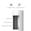 Miniatyrbillede 5 af 7: Elektrisk flaske kedel bærbar kop varme termisk krus til te kaffe mælk pulver rejse vand kedel 400ml 220V