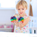 Miniatyrbild 5 av 6: 1st  Rainbow Fingertoppar Sensorisk Bouncy Ball Stringy Balls Great Sensory Fidget Toys
