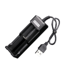 Miniatyrbillede 1 af 4: Universal USB Smart Enkelt Slot Oplader 18650 Lithium Oplader til Lommelygte Legetøj 18650 14500 26650 3,7V-4,2V Belysning Power Bank