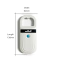 Miniatyrbillede 6 af 6: Pet Scanner Dyr Pet Id Reader Chip Transponder Usb Rfid Håndholdt Mikrochip Scanner