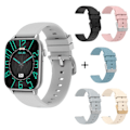 Miniatyrbillede 7 af 10: C60 Smartwatch 1,9 tommer Fuld Skærm Bluetooth Opkald Hjerte Søvn Monitor 19 Sport Modeller Smart Ur