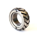 Miniatyrbillede 1 af 6: Ratchet Wheel Fidget Ring Fidget Slider Voksen EDC Metal Fidget Legetøj