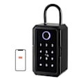 Miniatyrbilde 9 av 10: Fingeravtrykk Bluetooth Wifi Digital Nøkkel Boks App Fjernkontroll Tilgang Vegg Montering Kombinasjon Sikkerhet Airbnb Lås boks