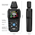 Miniatyrbillede 3 af 6: Elektromagnetisk Stråling Detektor Høj præcision EMF meter