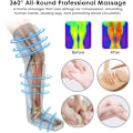 Miniatyrbillede 5 af 7: 360° Fod luft tryk ben massager fremmer blodcirkulation, kropsmassager, muskel afslapning, lymfatisk dræning enhed