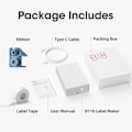 Miniatyrbillede 2 af 5: Bærbar Label Printer Thermal Transfer Pocket Label Maker