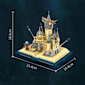Miniatyrbilde 5 av 5: Harris School Magic Castle Book Building Block Magical Knights Forbidden Forest Potterly Brick Leker