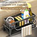 Miniatyrbilde 2 av 8: Vask Caddy svamp holder vask kurv børste holder