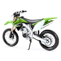 Pikkukuva 5 / 6: Kawasaki KX 450F Green Die Cast ajoneuvot keräily harrastukset moottoripyörä malli lelut