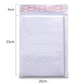 Miniatyrbild 10 av 10: 50 bitar Bubble Mailers Vit Poly Bubble Mailer Self Seal Faddered Present påse Förpackning kuvert påsar