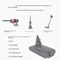 Miniatyrbilde 3 av 8: 4500mAh/4000mAh Erstatning batteri for Dyson V10 batteri V10 Absolutt,V10 Fluffy, syklon V10 Batteri