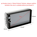 Pikkukuva 6 / 8: 2 din auto radio 7" HD autoradio multimedia soitin