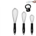 Miniatyrbillede 1 af 2: Rustfrit stål Non Stick Hånd Mixer