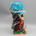 Miniatyrbilde 3 av 8: 25 cm Dragon Ball Figurer Spirit Bomb Sou Goku Anime Figures Super Saiya Action Figure Model Pvc Statue Doll