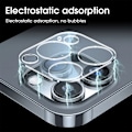 Miniatyrbild 4 av 6: 2 delar kamera skydd fodral till iphone 15 pro max härdat glas bak lins skydd