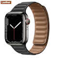Miniatyrbild 1 av 3: Läder länk för Apple klocka band