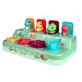 Miniatyrbilde 6 av 6: Interaktiv Pop Up Dyr Leke Peekaboo Switch Box Knapp Box Skat Overraskelse Eske